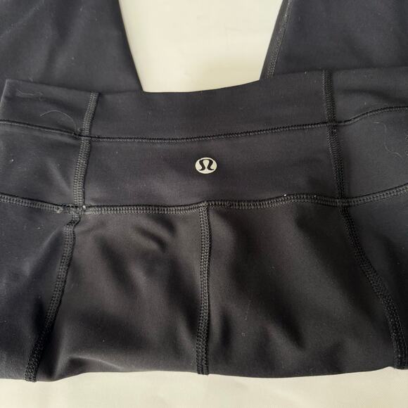 Lululemon Bandha Crop Black Yoga Legging Size 4 - Picture 8 of 13